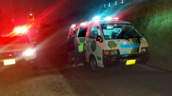 Por mal estado de la vía a Gallinazo, motociclista cayó de su vehículo y quedó herida