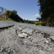 Siguen esperando que les arreglen la vía entre La Cabaña y Tres Puertas