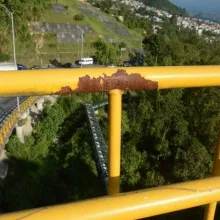 Les preocupa el estado del puente en la Panamericana