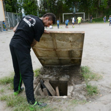 La comunidad de la vereda Alto Bonito de Manizales pide que le jueguen a su cancha