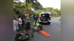 Murió motociclista accidentado en La Cabaña el lunes