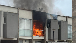 Se quemó el segundo piso de la casa en La Florida (Villamaría)