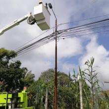 Cumplieron con arreglo de luminarias en el Bajo Tablazo