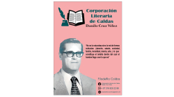 Este sábado homenajearán a los escritores de Filadelfia (Caldas)