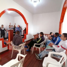 Fundación cristiana proclama en altos decibeles 