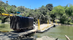 Plan de barcazas sobre el río La Vieja, entre Quindío y Valle, con riesgo de hundirse  
