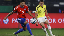 Chile y Colombia empataron sin goles en un pausado y luchado partido en Santiago