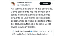 El presidente Petro asegura que "se abre un nuevo escenario" político