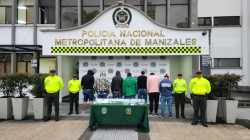 Detuvieron a ocho del rebaño, por venta de vicio en Manizales: 5 a la cárcel