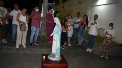 Velatón por sentimiento de dolor en el Hospital San Marcos de Chinchiná (Caldas)