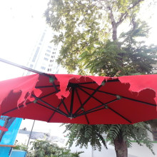 Sigue dañado parasol del bulevar de la 48 en Manizales, según comerciantes de la zona