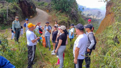 En Aguadas caminan para promover el amor por la naturaleza