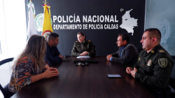 Refuerzos en seguridad, medida en Aranzazu (Caldas) ante asonada reciente