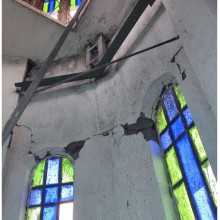 Feligreses piden mantenimiento a una torre de la parroquia de Chipre en Manizales