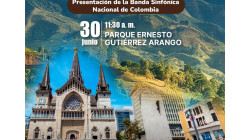 Después de 21 años vuelve a sonar la Banda Sinfónica Nacional, Caldas está en su gira