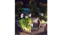 Curioso accidente se presentó en el parqueadero del Cuerpo de Bomberos de Anserma