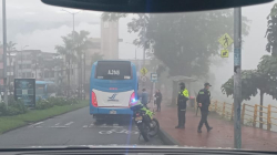 Policía tiene 70 uniformados desde temprano en las principales calles de Manizales