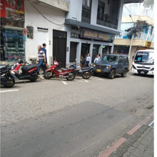 Actores viales no respetan la señalización en Anserma (Caldas)