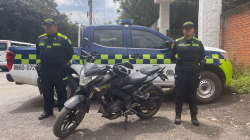 En corregimiento de Cerritos (Pereira) recuperaron moto robada en Cali
