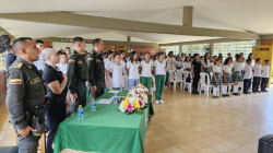 Colegio de la vereda La Cabaña, de Manizales, gana en convicencia y exalta a la Policía