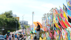 Cometas en Chipre (Manizales): ventas y elevación, contra el viento en este agosto
