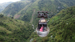 Fotos: vea el cable aéreo moderno construido en El Nido del Cóndor tras incidente del 2023