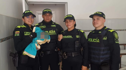 Yésica, la patrullera que abrazó un milagro en Caldas: historia de bebé abandonada