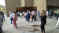 Salieron corriendo del edificio de la Alcaldía de Manizales, ¿qué generó la reacción?