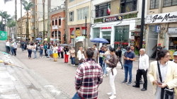 En Manizales hacen plantón cultural celebrando los dos primeros años del Gobierno Petro