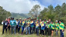 230 caminantes de todo Colombia recorren parajes naturales de Riosucio (Caldas)