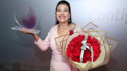 María Teresa Saavedra, líder de Florencia (Samaná), fue elegida como la Mujer Confa 2024