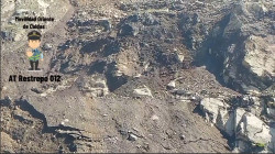 Vía Las Margaritas - Llanadas (Manzanares), reabierta tras caída reciente de rocas