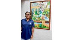 El neirano Darío Otálvaro Pareja muestra sus obras sobre Inírida (Guainía)