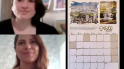 Compre local: artistas manizaleñas crean calendario del 2025 que invita a conocer Colombia