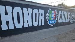 El amor por el Once Caldas llega hasta Chile: tiene un mural en Santiago que traspasa fronteras