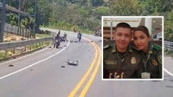 Conductor comprometido en accidente en el que murió pareja de policías tuvo grado 2 de alcoholemia 