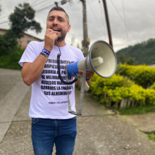 Amed Velásquez Ortiz, representante de La Francia y Los Alcázares