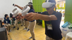 Valentina, Byron y más estudiantes en Caldas tienen un viaje rápido por las tecnologías