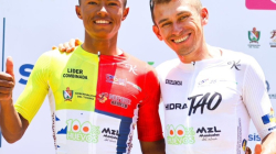 100% Huevos Manizales Caldas recibe dos lideratos en el Clásico RCN; Jhónatan Restrepo fue tercero en la etapa