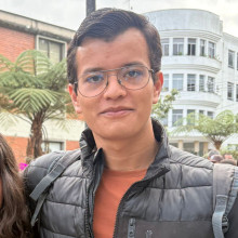Video: la fiebre por Mario Mendoza se toma la Universidad de Caldas, así reciben al escritor en Manizales Juan Esteban Jiménez Grisales, estudiante de Biología, 23 años