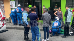Tres personas resultan lesionadas en accidentes de motos en Manizales