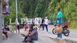 Video: bloqueo total de la vía Panamericana en un tramo del Eje Cafetero, "no habrá un solo minuto de paso"