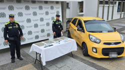 Policía sorprende a taxista en Manizales con marihuana y medicamento para fabricar tusi