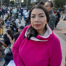 Video: plantón en Manizales, con banderas de Palestina arropan una plazoleta, se reúnen decenas de ciudadanos Olga Herrada Rodríguez, presidenta de Sintracihobi