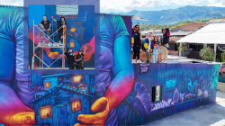 Artistas de Manizales y Pereira brillan en festival de Muralismo por la paz: Sepc y Revolucionarte 