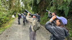 Aves, cámaras y educación: así empezó el Congreso de Aviturismo en Caldas