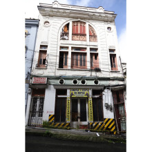 Así se encuentra la fachada de la casa afectada el 10 de diciembre de 2024.