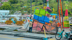 La tierra del Aguardiente Amarillo en Caldas prepara detalles para encender la Navidad, usarán 150 figuras 