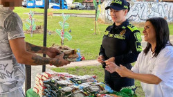 Centrosur de Caldas: en Plan Desarme de la Policía entregaron 55 armas cortopunzantes