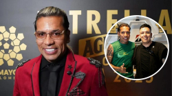 Talento de Manizales: conozca al diseñador que vistió al goleador Dayro Moreno en premios Estrellas Águila